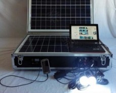 1000W戶外太陽能發電機移動電源箱野外作業野營光伏發電設備