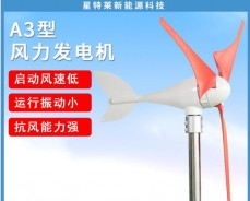 風力發電機風光互補系統家用風力發電機水平軸100w小型風力發電機